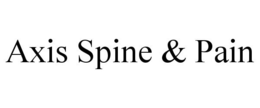 AXIS SPINE & PAIN trademark
