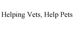 HELPING VETS, HELP PETS trademark