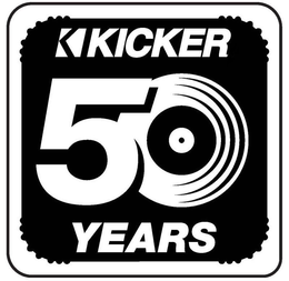 K KICKER 50 YEARS trademark