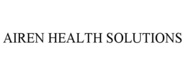 AIREN HEALTH SOLUTIONS trademark