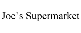 JOE'S SUPERMARKET trademark