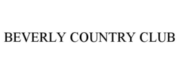 BEVERLY COUNTRY CLUB trademark