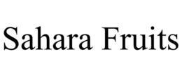 SAHARA FRUITS trademark