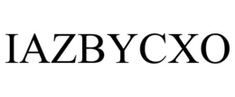 IAZBYCXO trademark