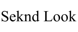 SEKND LOOK trademark