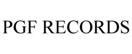 PGF RECORDS trademark