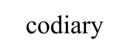 CODIARY trademark