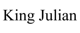 KING JULIAN trademark