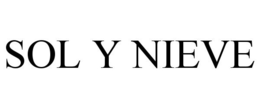 SOL Y NIEVE trademark