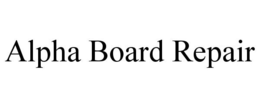 ALPHA BOARD REPAIR trademark