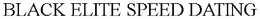 BLACK ELITE SPEED DATING trademark