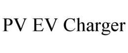 PV EV CHARGER trademark