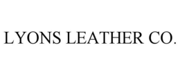 LYONS LEATHER CO. trademark