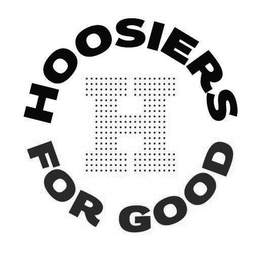 H HOOSIERS FOR GOOD trademark