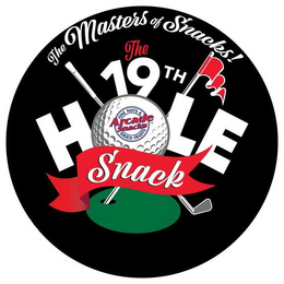THE MASTERS OF SNACKS THE 19TH HOLE SNACK ARCADE SNACKS FINE NUTS & DRIED FRUITS trademark