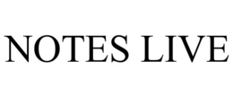 NOTES LIVE trademark