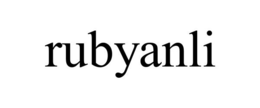 RUBYANLI trademark