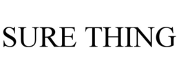 SURE THING trademark