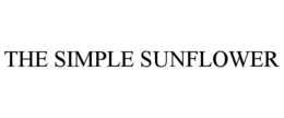 THE SIMPLE SUNFLOWER trademark
