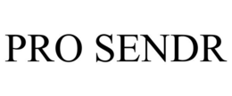 PRO SENDR trademark