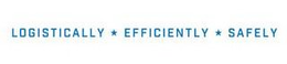 LOGISTICALLY EFFICIENTLY SAFELY trademark