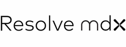 RESOLVE MDX trademark