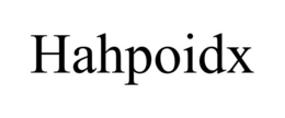 HAHPOIDX trademark