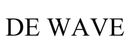 DE WAVE trademark