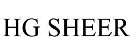 HG SHEER trademark