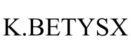 K.BETYSX trademark