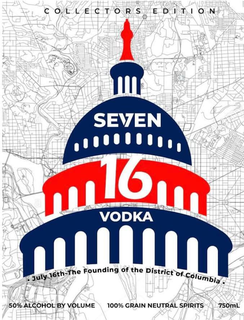 SEVEN 16 VODKA COLLECTORS EDITION JULY 16TH-THE FOUNDING OF THE DISTRICT OF COLUMBIA trademark