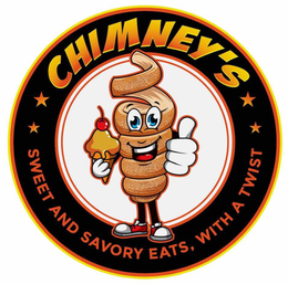 CHIMNEY'S SWEET AND SAVORY EATS, WITH A TWIST trademark