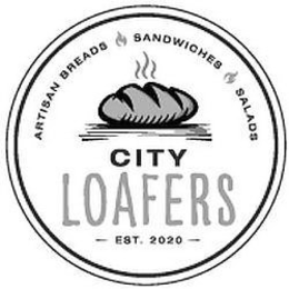 ARTISAN BREADS SANDWICHES SALADS CITY LOAFERS EST 2020 trademark