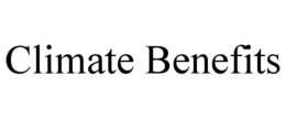 CLIMATE BENEFITS trademark