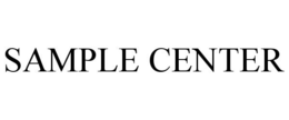 SAMPLE CENTER trademark