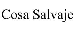 COSA SALVAJE trademark