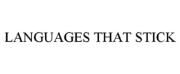 LANGUAGES THAT STICK trademark