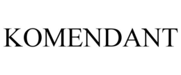 KOMENDANT trademark