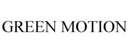 GREEN MOTION trademark
