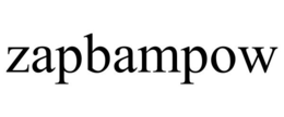 ZAPBAMPOW trademark