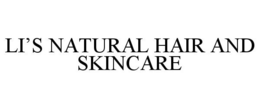LI'S NATURAL HAIR AND SKINCARE trademark