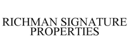 RICHMAN SIGNATURE PROPERTIES trademark