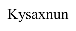 KYSAXNUN trademark
