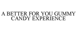 A BETTER FOR YOU GUMMY CANDY EXPERIENCE trademark