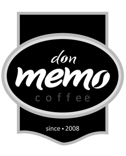 DON MEMO COFFEE SINCE · 2008 trademark