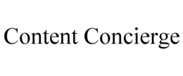 CONTENT CONCIERGE trademark