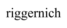RIGGERNICH trademark
