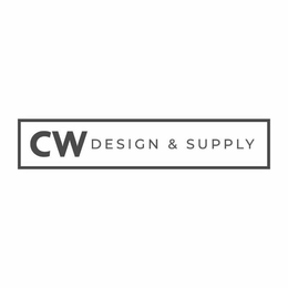 CW DESIGN & SUPPLY trademark