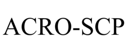 ACRO-SCP trademark