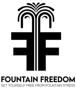 FF FOUNTAIN FREEDOM SET YOURSELF FREE FROM FOUNTAIN STRESS trademark